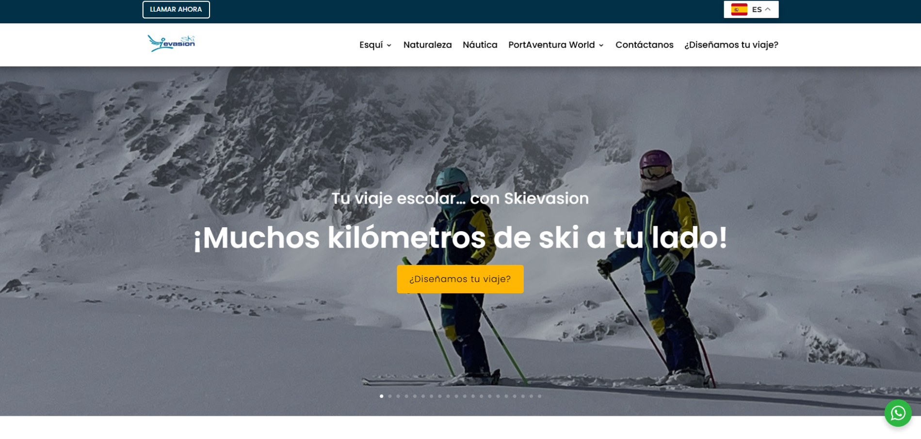 Diseño web Grupevasion en Aldaya — proyecto Webzalia
