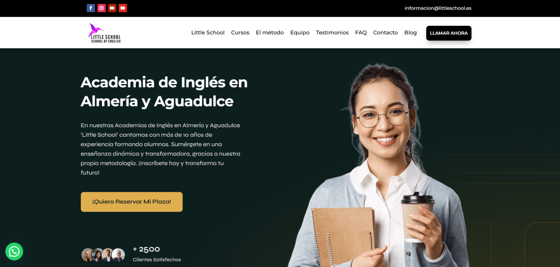 Diseño web Littleschool en Aranjuez — proyecto Webzalia